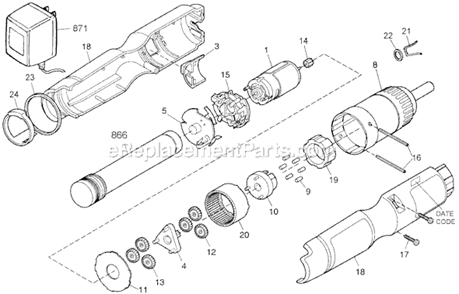 Part Location Diagram of 144721-00 DeWALT Washer,Splined